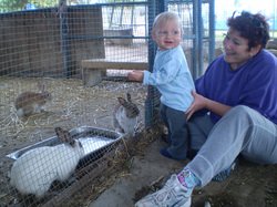 Child and Rabbit Child and Rabbit