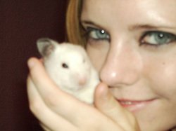 hamster and girl