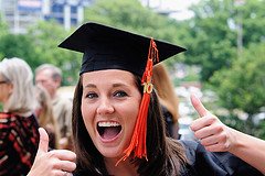 happy smiling graduate